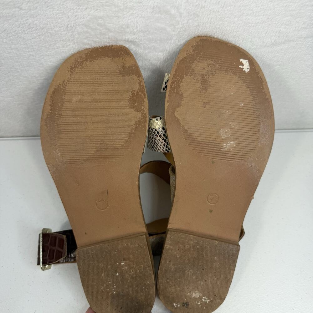 Diba True Women's 7 Cite See Leather Sandal with Adjustable Strap and Toe Ring - Picture 11 of 12